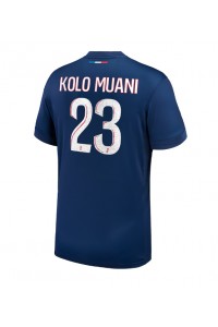 Paris Saint-Germain Randal Kolo Muani #23 Fotballdrakt Hjemme Klær 2024-25 Korte ermer